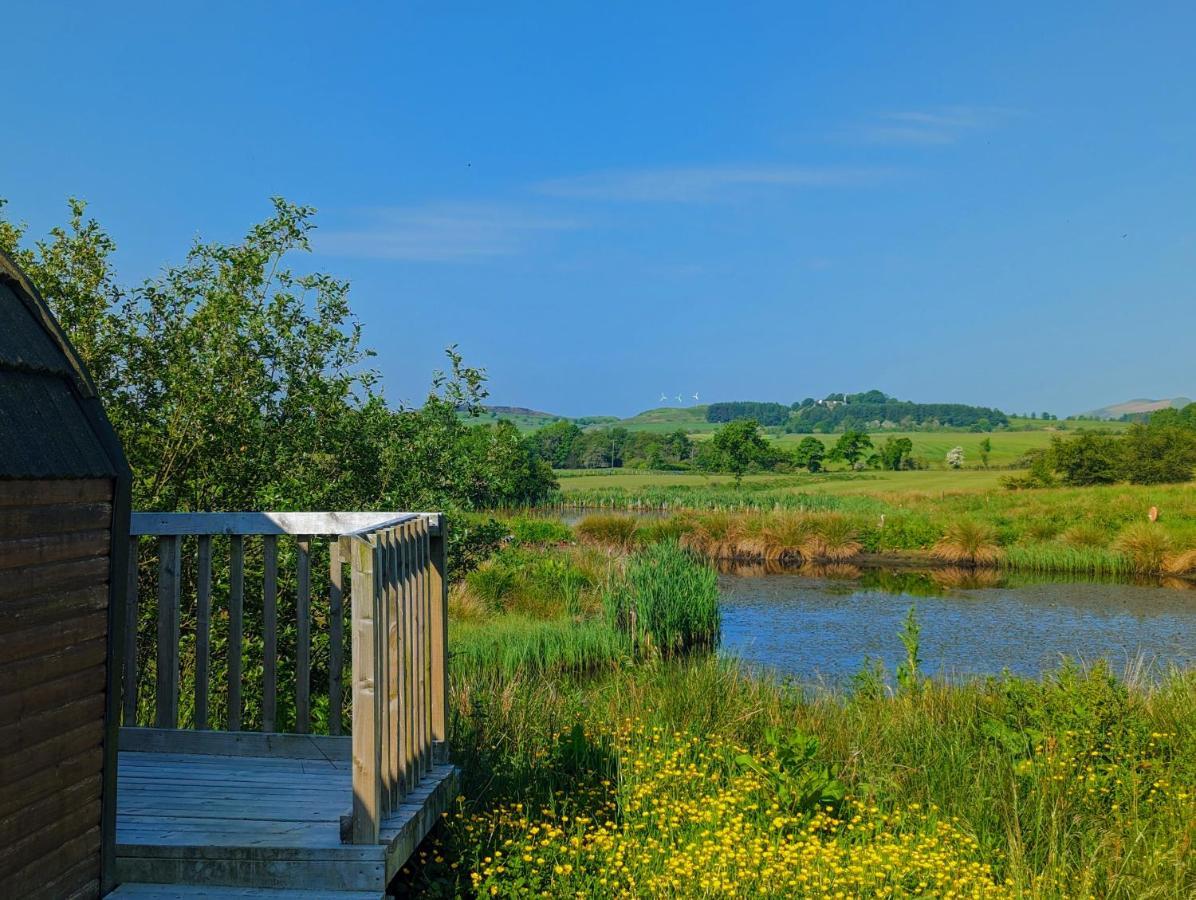 Pond View Pod 1 With Outdoor Hot Tub - Fife - Loch Leven - Lomond Hills Villa Kelty Bagian luar foto